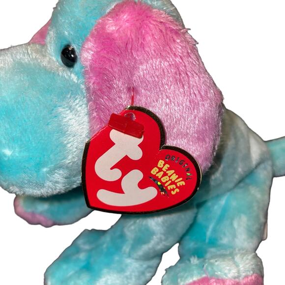 Vintage Ty Beanie Plush Dog Kookie Fantasy Circus Shower Nursery Decor Gift 6" - Picture 3 of 12